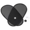 1/2sets Car Window Sun Shade Set Adjustable Rotatable Side Window Sun Visor for Windshield Sun Protection Foldable Car Sunshade
