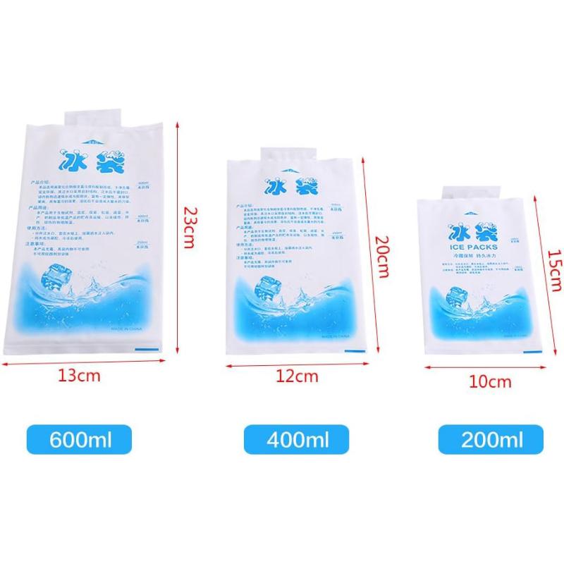 50PC Gel Ice Packs Reusable Cold Compress Packs for Injuries Pain Relief Safe Eco-Friendly Hot and Cold Gel Packs Beer Cooler