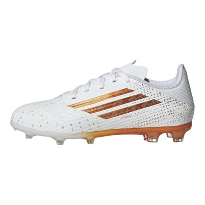 F50 League FG/MG Comfortable Fit Low-Top Soccer Shoes Kids Sneakers White KH9356