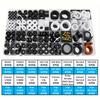203 Pcs Plumbing and Faucet Washers Assortment Kit for Assorted Spigot Water Hose Bib Outside Garden Faucet Splitter Gasket Leak