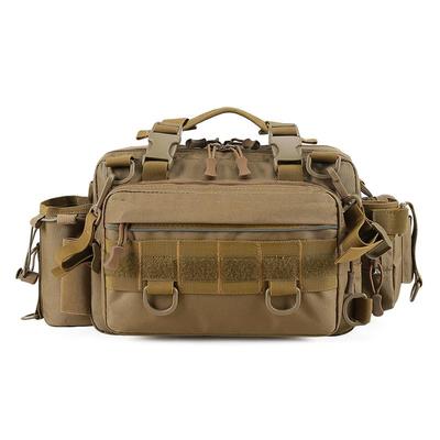 YuLago Large Capacity Waterproof Fishing Bag for Fishing Tackle, Tackle, and Hooks (Brown)