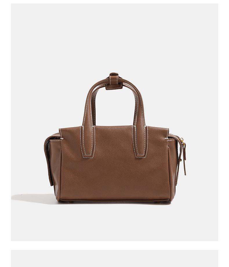 Celebrity Style High-End Leather Texture Tote - Small Crossbody & Shoulder Bag