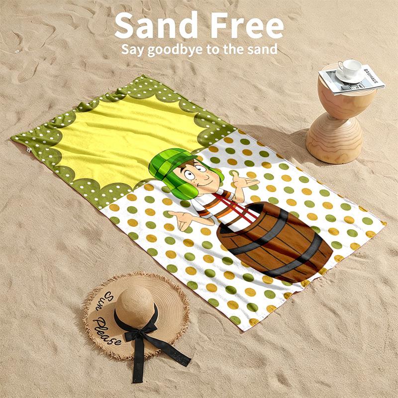 El chavo Beach towels also serve as bath towels summer essential a musthave for the outdoors the beach and the pool