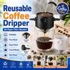 Washable Coffee Dripper Foldable Hanging Ear Filter Reusable BPA Free For Home Office Outdoor Coffee Enjoyment