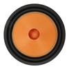 2PCS Orange Paper Speaker Cone Rubber Surround Drum Paper Subwoofer Cone  Subwoofer Replacement