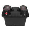 Scatola Batteria Intelligente per Motore Elettrico, Impermeabile, 2 Porte USB, ABS, Centro di Alimentazione per Batterie Marine, Resistente per Camper, Furgone, SUV, ATV, Campeggio, Camion