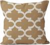 Light Brown Leaf Geometric Linen Cushion Cover for Car Living Room Sofa Bedroom Home Decor, 40x40 45x45 50x50 60x60 Pillowcase
