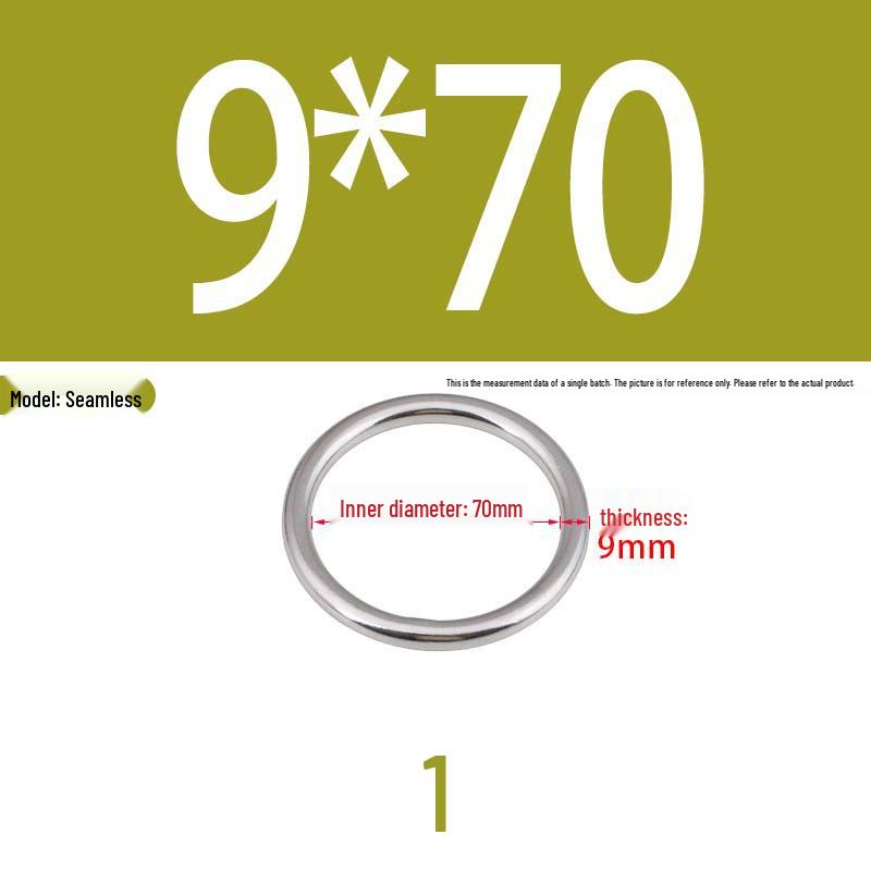 304 Stainless Steel Seamless O-Ring for Lifting and Hammock Yoga Connection