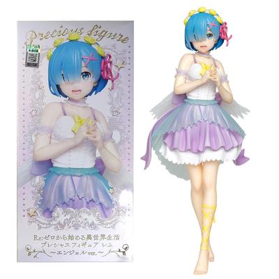 19CM Anime Rem Figure Re:Zero Kara Hajimeru Isekai Seikatsu Precious Figure Angel Ver Figure Toy Gift Doll Aciton Figure PVC