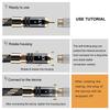 SKW Upgraded RCA Audio Cable, 2 RCA to 2 RCA Self-Locking Plugs, RCA Cable for CD Player, Amplifier, DAC Decoder, 3m