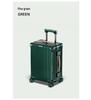 Silent Universal Wheels Suitcase: 20-Inch Carry-On for Women, 24-Inch Rideable for Men, Aluminum Frame, with Pull Rod and Travel Password Lock.