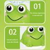 Frog Automatic Sprinkler Bath Toy with Light USB Rechargeable Spraying Water Toy for Kids