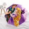 1pc Tangled, Rapunzel Automatic Folding Umbrella: Compact 8-rib Design Cartoon Travel Companion for Outdoor, Casual Accessory