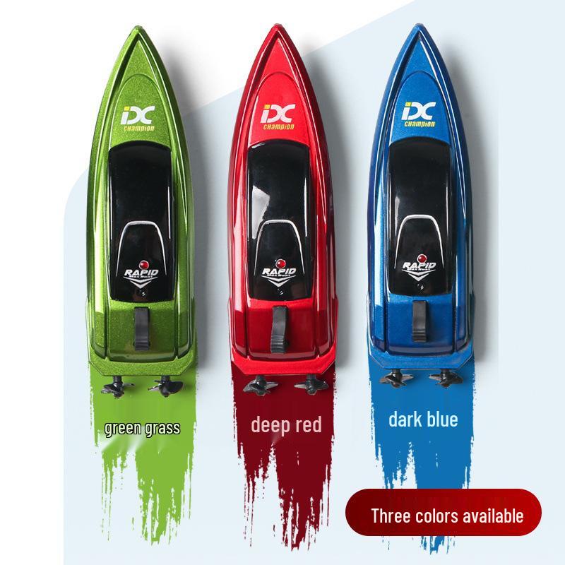 2.4G Wireless Long-Range Electric Speedboat for Kids - High-Speed Mini Remote Control Racing Motorboat