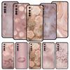 Schöne Roségold Kunst Hülle Für Realme 12 11 10 9 8 5G 7 6 GT5 GT3 GT2 Pro C21 C11 C25 C35 Für Realme GT Neo 2 3 3T 5 Abdeckung