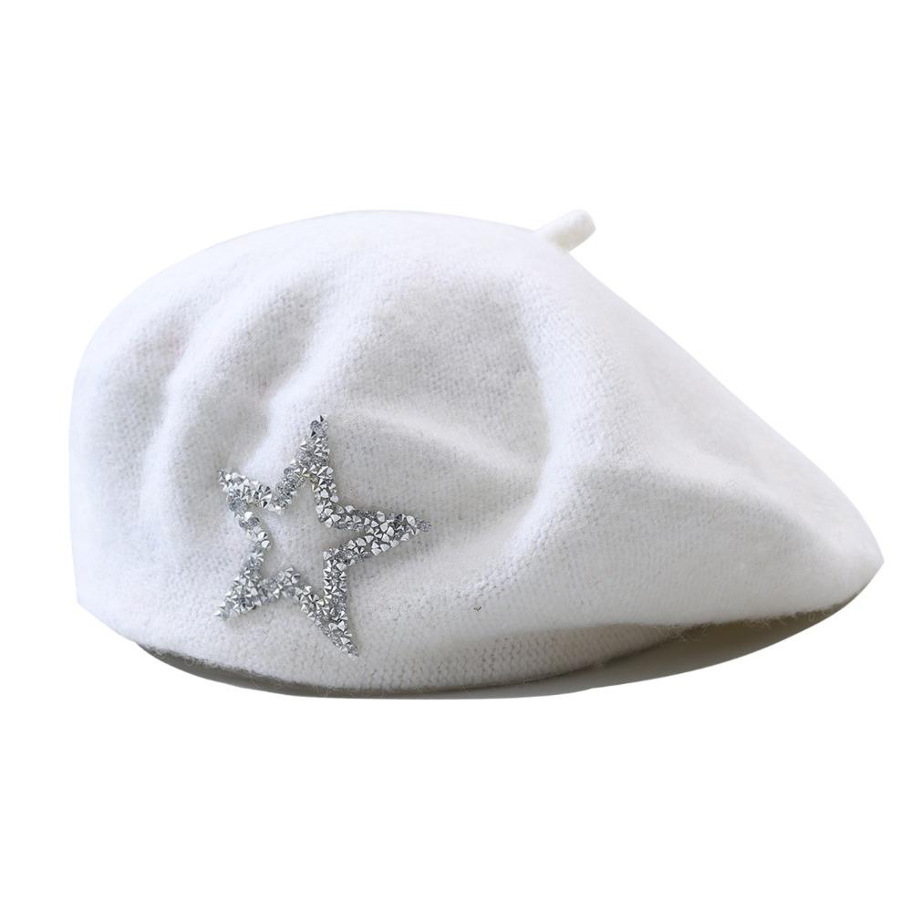 Retro Warm Painter's Hat Artist Style Winter All-match Hat  Spring Autumn Winter