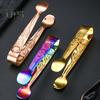 Stainless Steel Ice Cube Clip Rustproof Vibrant Color Comfortable Grip Round Head Sugar Food BBQ Pastry Tongs Kitchen Tool