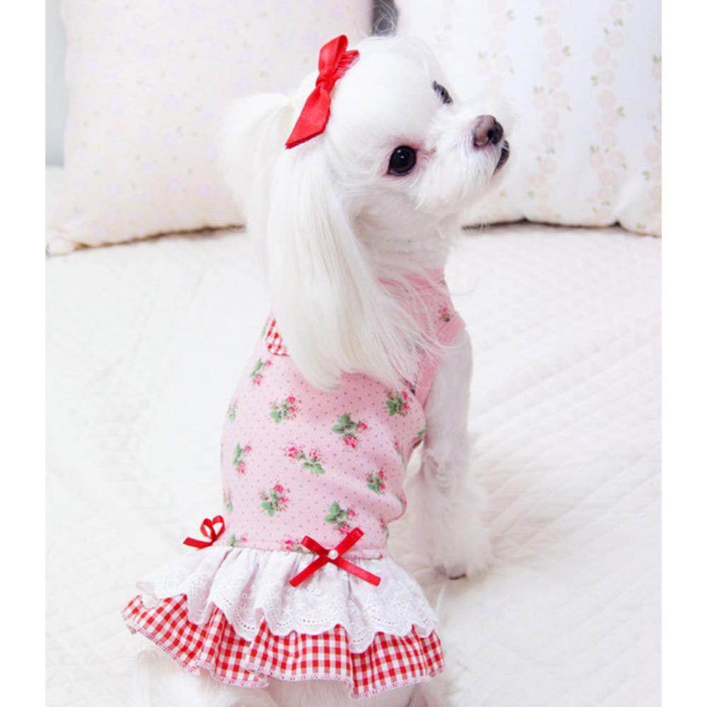 New Dog Cat Pet Cat Princess Dress Wedding Dress Small Spring Summer Autumn New Supplies Teddy Dog Clothes