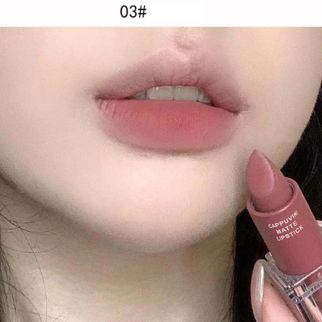 6 Colors Matte Lipstick Waterproof Velvet Lipstick Sexy Red Brown Nude Pigments Long Lasting Lip Gloss Lip Makeup
