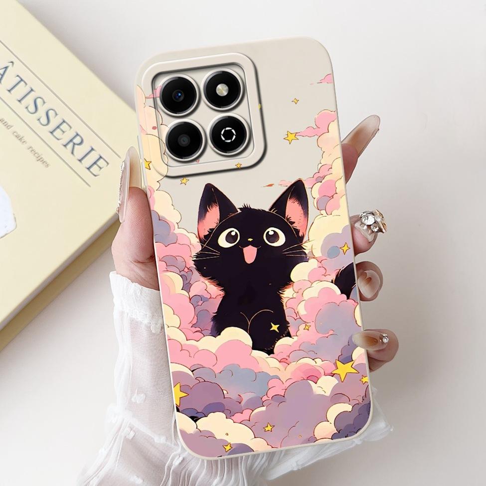 For Honor X6B Case Cover Silicone Fashion Luxury Cute Cartoon Cat Cool Painted Shockproof Phone Case For Honor JDY-LX1 JDY-LX2
