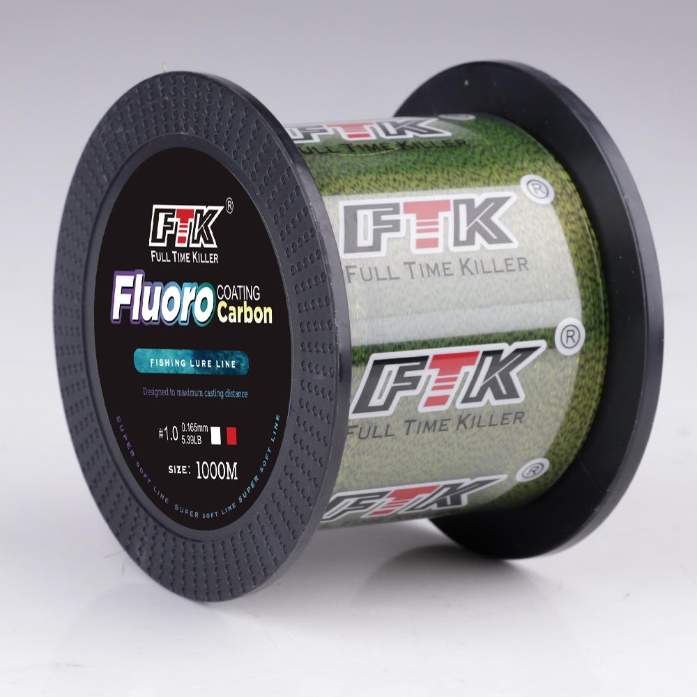 FTK Spotted 1,000-Meter Camouflage Nylon Line, Color-Changing Fishing Line, Abrasion-Resistant Main Line