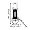 Mini Flashlight 1200 Lumen Waterproof Keychain Lamp Rechargeable Flashlights With 5 Lighting Modes For Camping Hiking Outdoor