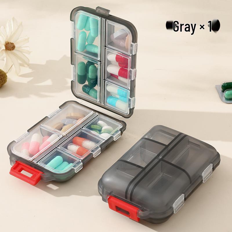 Portable Pill Organizer - 7-Day, 3-Times Daily Dispenser with Large Capacity and Medication Reminder