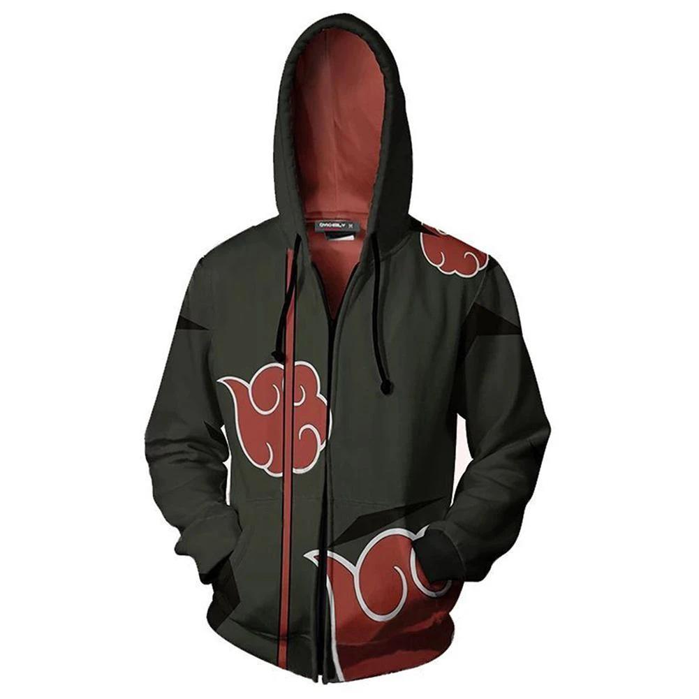 Naruto 3D-Druck Hoodie für Paare - Frühling/Herbst Stil Sportbekleidung