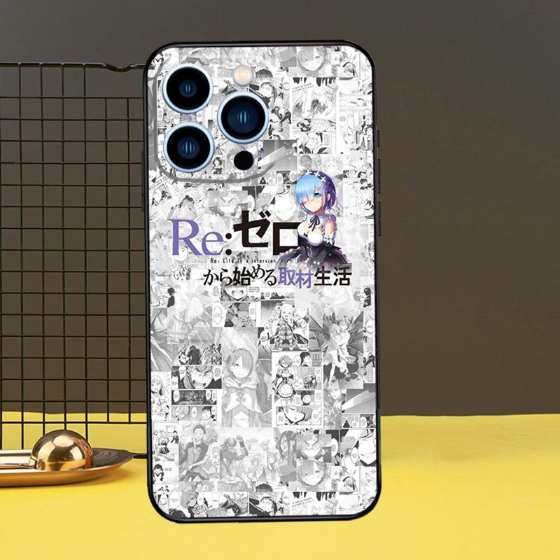Husă Telefon Re Zero Rem Pentru iPhone 12 11 14 Pro MAX XR X XS Max Husă Pentru iPhone 13 Pro Max 7 8 Plus SE2