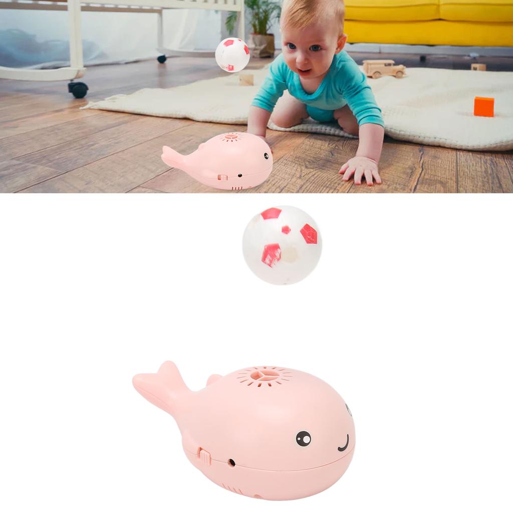 Whale Floating   Toy Cartoon   USB   Bladeless Safe   Electric Blowing Floating   Toy for Baby