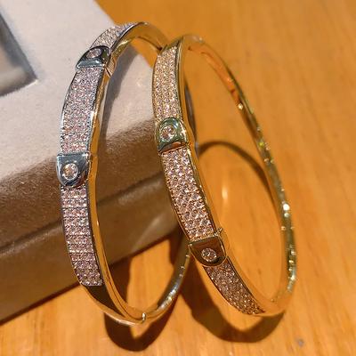 Sternenhimmel Breite Ausführung Kupfer Eingelegter Zirkon Armband Geschenk für Freundin Paar mit Hochwertiger Sensation