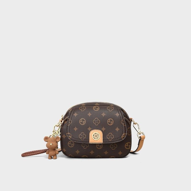 Bag Women's New Autumn and Winter Women's Bag Small Bag Messenger Bag Fashionable Light and Versatile Small Round Bag Luggage