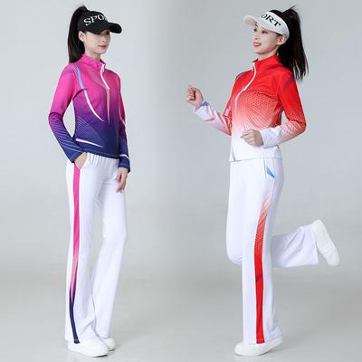 New Square Dance Aerobics Sports Suit  Jiamusi Performance Group Costume