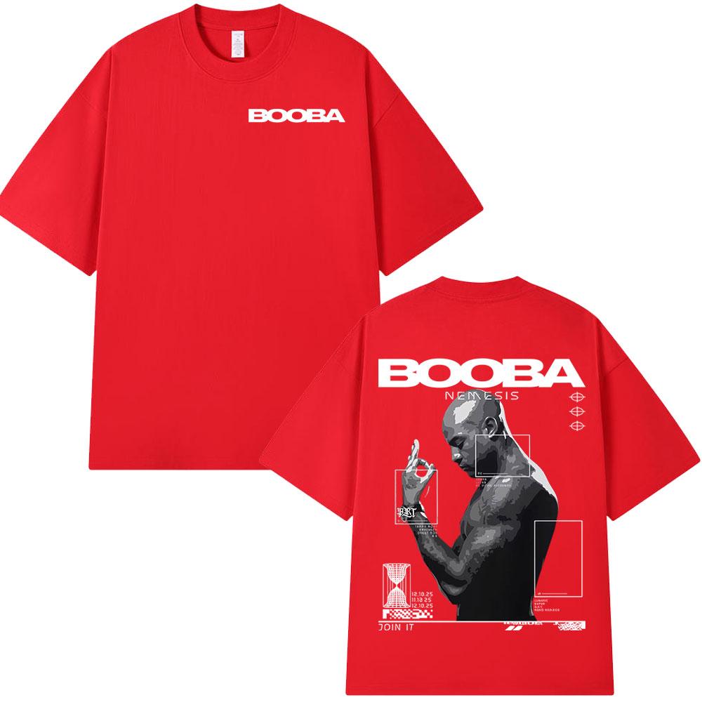 Rapper Booba Nero Nemesis Album T-shirts Mannen Vrouwen Retro Gotische Hip Hop Korte Mouw T-shirts Man Katoenen T-shirt Streetwear