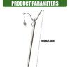 Decorative Fishing Design Charm Metal Straw Beverage Drinking For Restaurants Cafes And Home Kitchens Dishwasher Safe