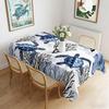 Coastal Sea Turtle Rectangle Table Cloth for Table Decor Waterproof Machine Washable Reusable Tablecloth for Table Dining Room