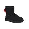 UGG Mini Bailey Bow Plaid Ribbon 'Black Red' Women's 1119115-BLK