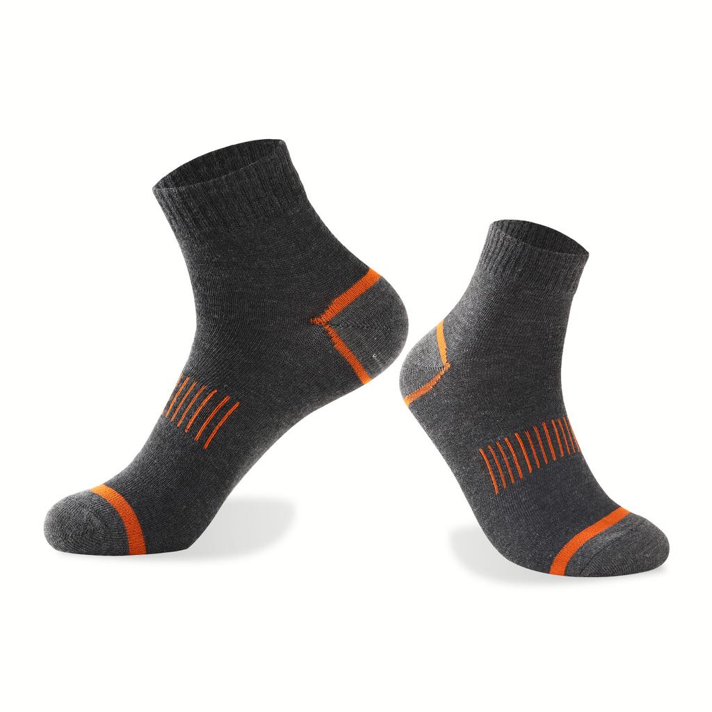 1/5/10 Pairs Men's Sock Solid Color Mid-Calf Sport Casual Socks Comfortable Sock