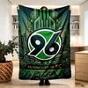 Hannover 96 Football Print Blanket - Soft & Comfortable, for Bedroom, Travel, Sofa, Home Decoration - Birthday Christmas Gift for Friend