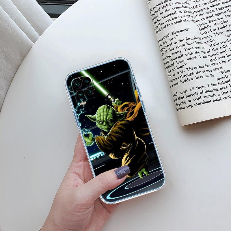 Star Wars Yoda Transparent Phone Case for Motorola Moto G7 G8 G9 G84 G85 G73 G24 G15 Z2 Play Power Plus
