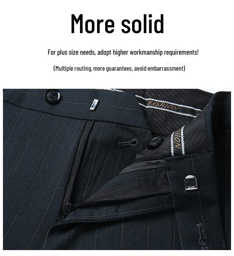 Men's Plus Size Double-Breasted Tuxedo Set with Peak Lapel - Wedding Three-Piece Suit