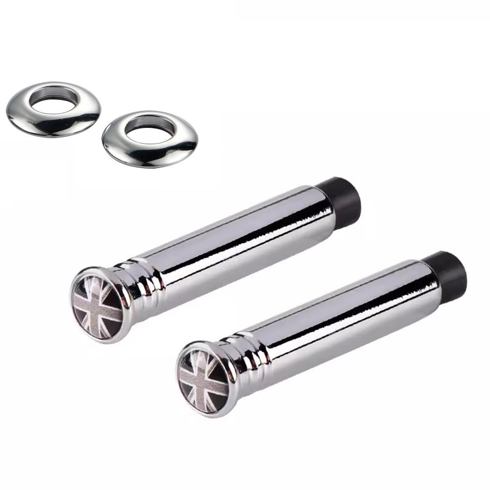2PCS Car Door Safety Metal Bolt Door Lock Button Pin Decor For Mini Cooper S One Clubman Countryman R55 R56 R57 R58 R59 R60 R61