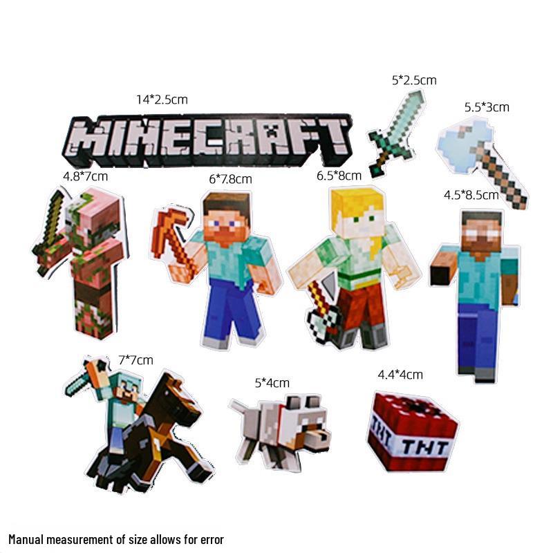 My World Cake Decoration: Steve Figurine for Kids' Birthday Baking & Dress-up