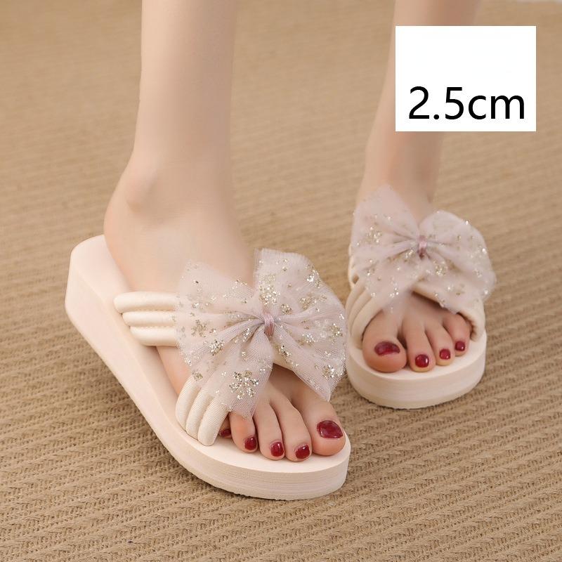 Chinelos Plus Size de Verão Femininos Usam Chinelos de Strass Selvagens Fora Verão Fora