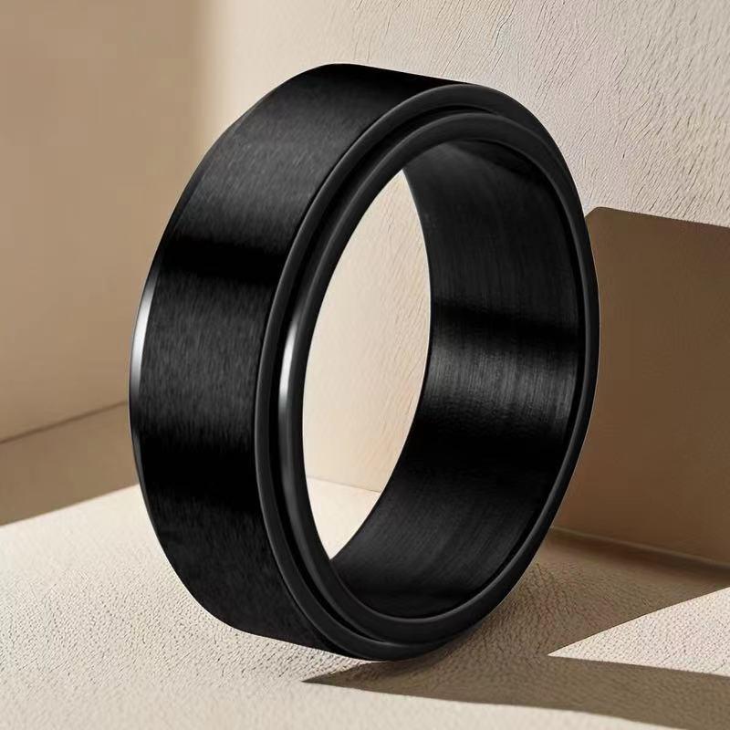 Herren Trendring aus Edelstahl - Langlebiges, nicht verblassendes Titanband