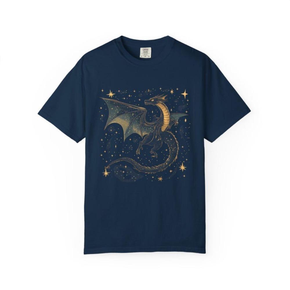 Hot Sale Dragon Graphic Print T-shirt Men Women Dark Medieval Fantasy Reader Dragon Lover Gift Loose Casual Oversized Top Streetwear Summer New  Tee