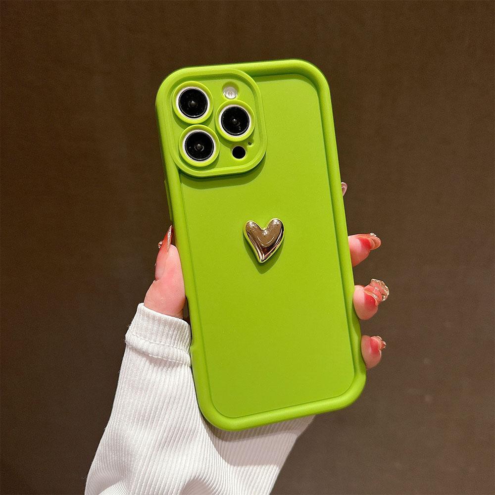 

3D Золотое Сердце Силиконовый Мягкий Чехол для Телефона Samsung Galaxy A51 A71 4G A21s A31 A03S 2019 Ударопрочная Задняя Крышка На A 51 71 31 Samsung A15