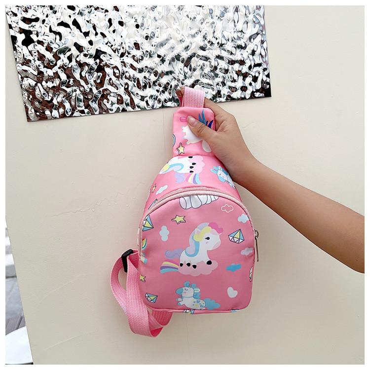 Fun And Charming Dinosaur Print Crossbody Bag For Kids Made Of Breathable Nylon