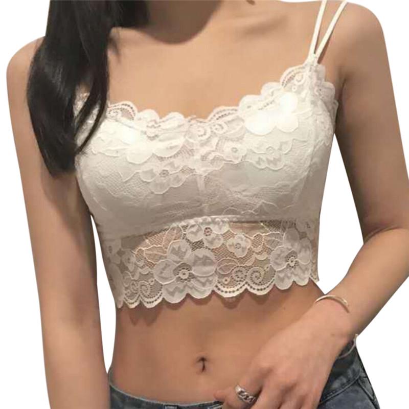 Women Bralette Bra Female Tops Female Lace Strap Wrapped Chest Shirt Underwear Bras