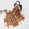 Hangzhou Silk Spring and Autumn Simulation Silk Women's Satin Satin Silk Scarf Winter Versatile Decorative Scarf Satin 91 Large Square Scarf